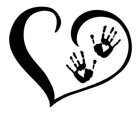 Download 476+ Baby Hand print Clip Art Cricut SVG